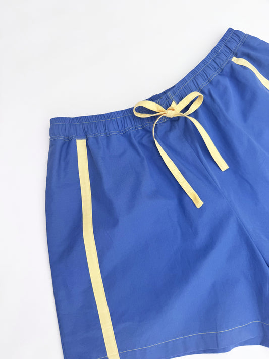 SANDRA SHORT - CORNFLOWER BLUE & YELLOW - MAAT 2