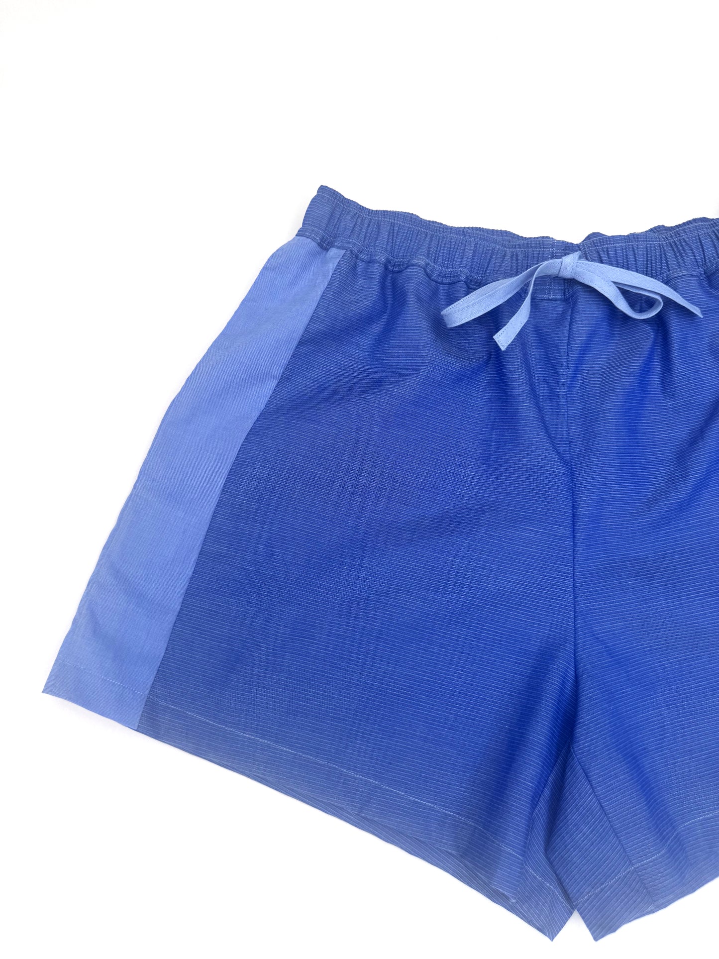 SANDRA SHORT - CORNFLOWER BLUE & LIGHT BLUE PANEL - MAAT 1
