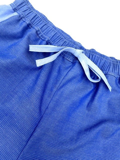 SANDRA SHORT - CORNFLOWER BLUE & LIGHT BLUE PANEL - MAAT 1